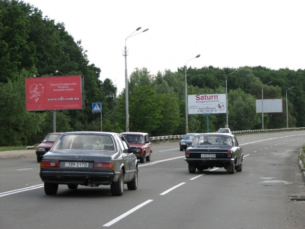 Щит 6x3,  ул. Б.Окружная / а-т Жуляны в напр. Одесской пл.