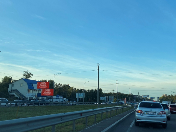 Щит 6x3,  ул. Б.Окружная / напр. ресторана "САЖА" в напр. пр..Победы. (нижний)